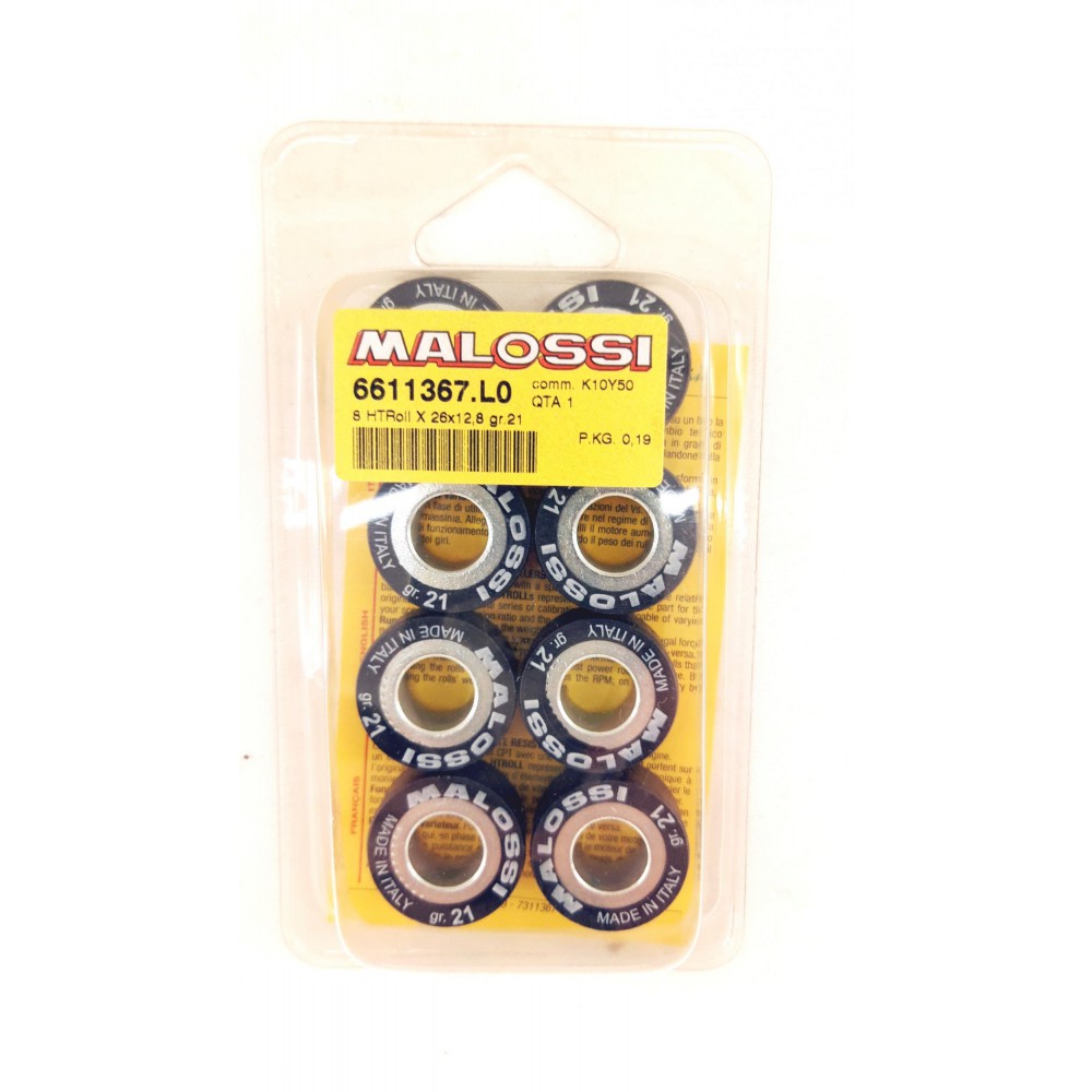 8 HT ROLL Rulli D.26x12,8 Gr.21  MALOSSI