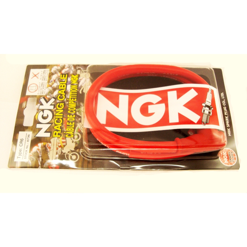 Attacco NGK Racing CR6 cavo in silicone