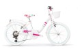 Bici Bimba 24 MBM Fleur 6V acciaio Bianc