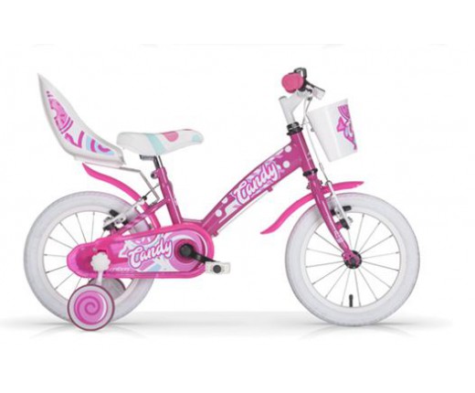 Bici bimba MBM CANDY 14" 1V. FUXIA