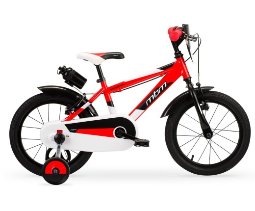 Bici bimbo MBM ROCKSTAR 16"1V.ROSSA-NERA