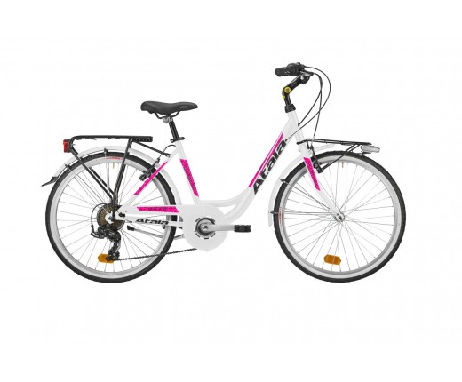 Bici donna 24" Atala Maggie 7v bianca