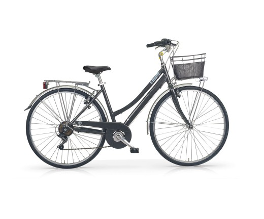 Bici donna 28 allum.MBM Central grigia