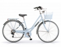 Bici donna 28 MBM SILVERY 6v CELESTE