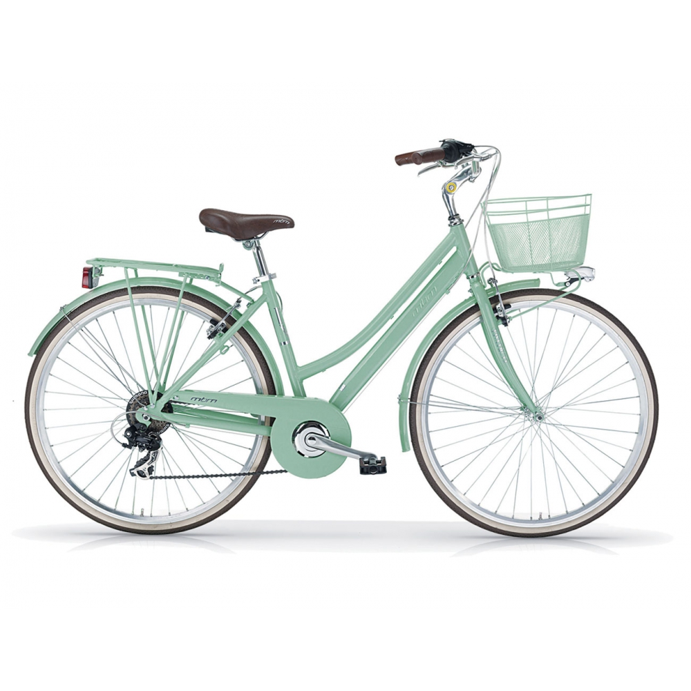 Bici donna MBM BOULEVARD 18v.allum.VERDE