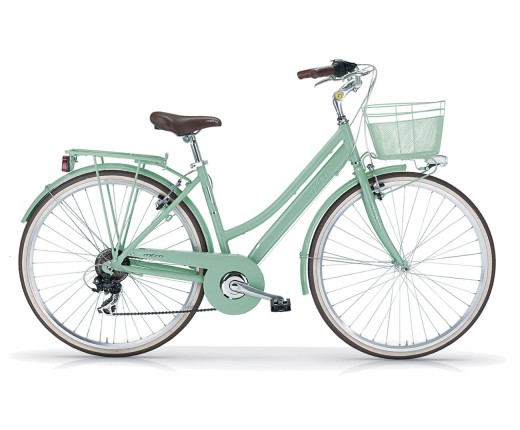 Bici donna MBM BOULEVARD 18v.allum.VERDE