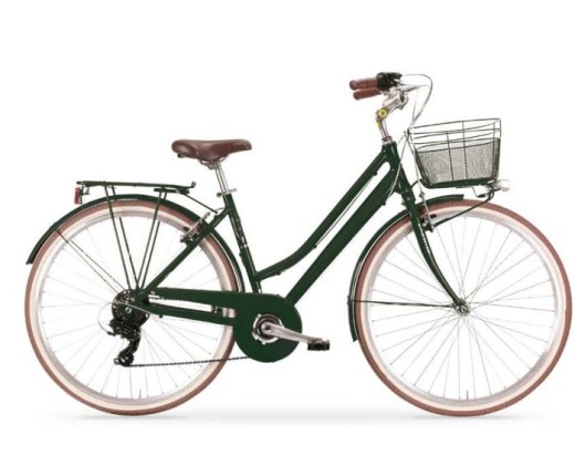 Bici donna MBM Boulevard 6v Verde engl.