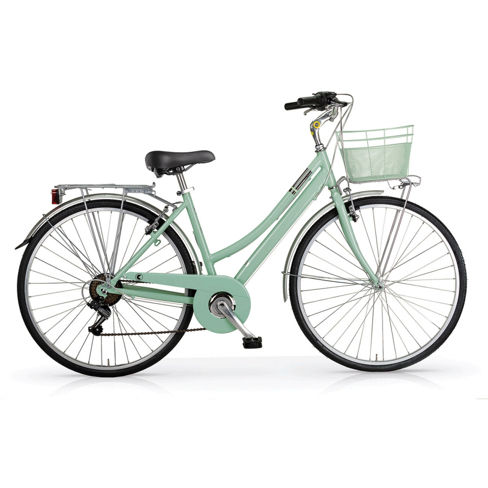 Bici donna MBM CENTRAL 28 allum.6V VERDE