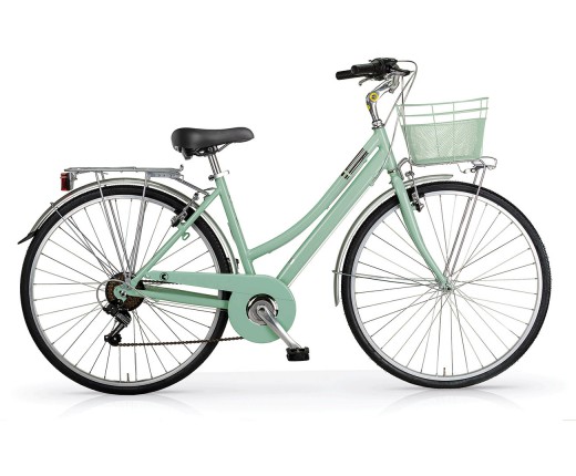 Bici donna MBM CENTRAL 28 allum.6V VERDE