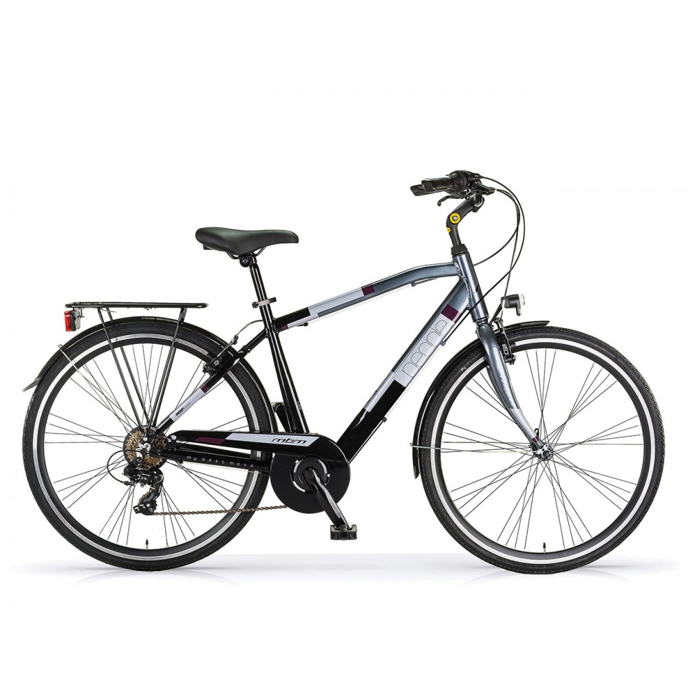 Bici MBM People 28 uomo all.7V Nero-Grig