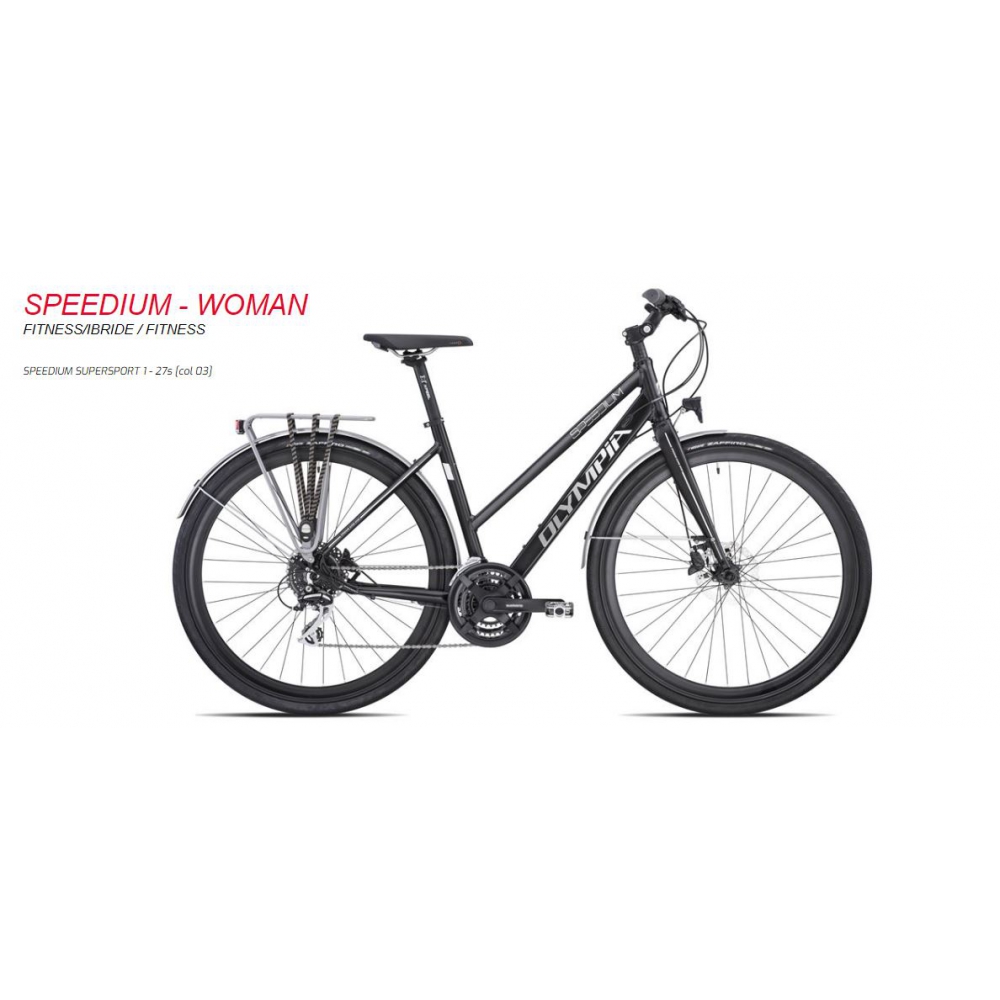 Bici OLYMPIA SPEEDIUM 2 donna 24V.nera