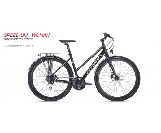 Bici OLYMPIA SPEEDIUM 2 donna 24V.nera