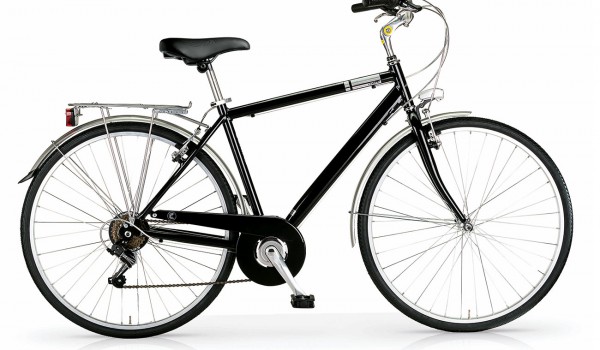 Vélo Ville Homme MBM Moonlight - Cadre Acier, Roues 28", 1 Vitesse - Noir - Neuf Garanti 2 Ans