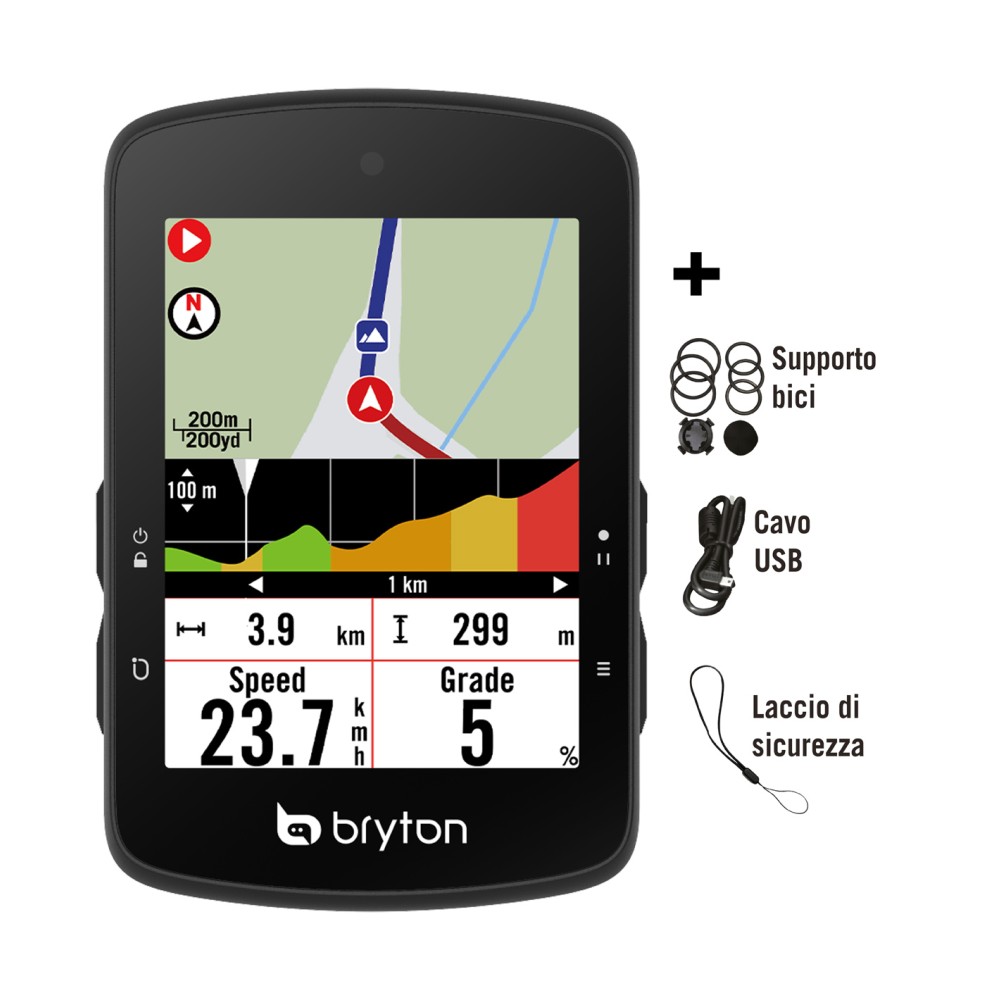 Bryton Gps Rider S510E no sensor
