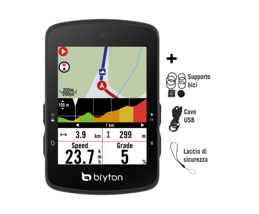 Bryton Gps Rider S510E no sensor