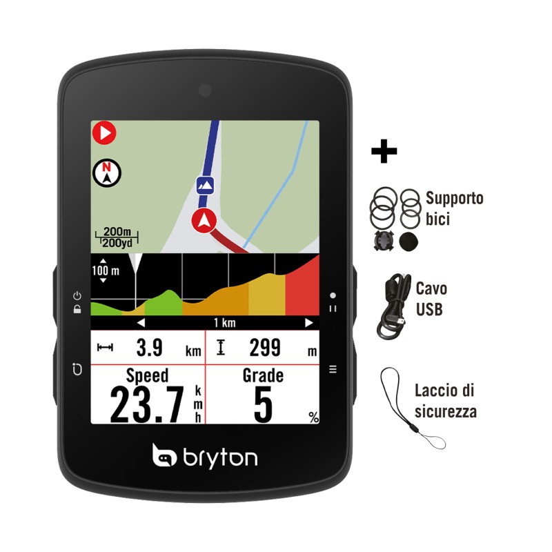 Bryton Gps Rider S510E no sensor