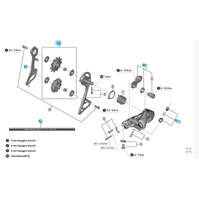 Cambio post Shimano R7000 GS 11V 105