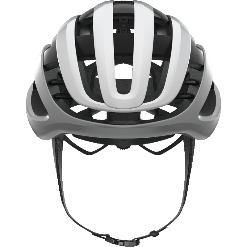 Casco bici Abus Airbreaker Silver white