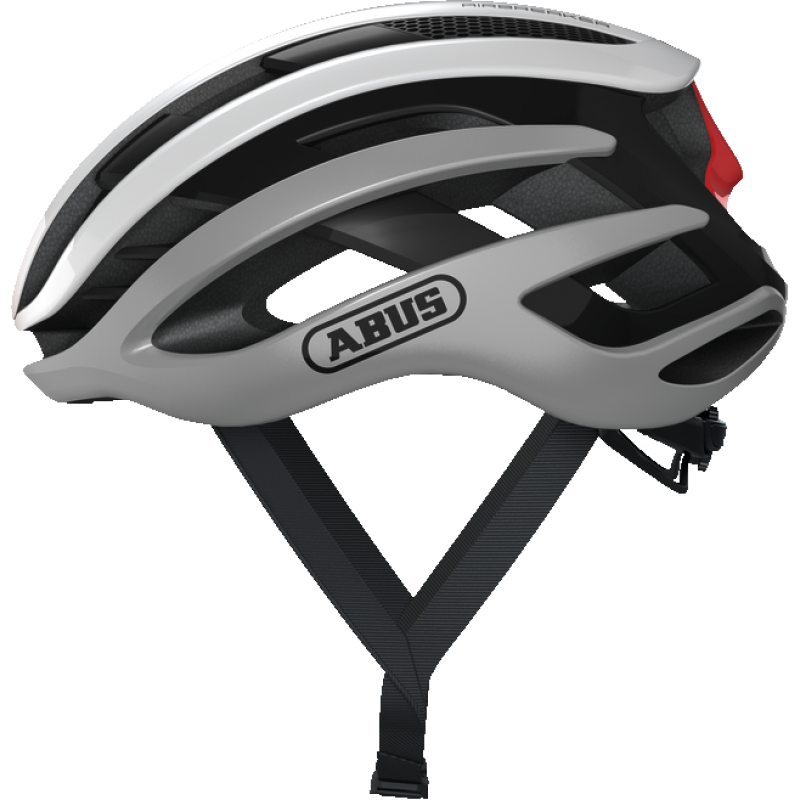 Casco bici Abus Airbreaker Silver white