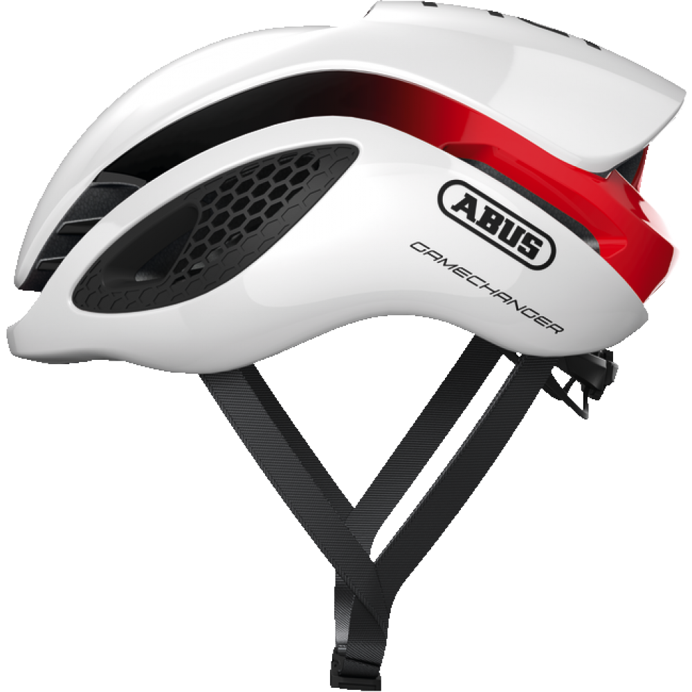 Casco bici Abus Gamechanger White red