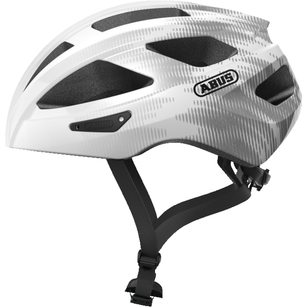 Casco bici Abus Macator White Silver