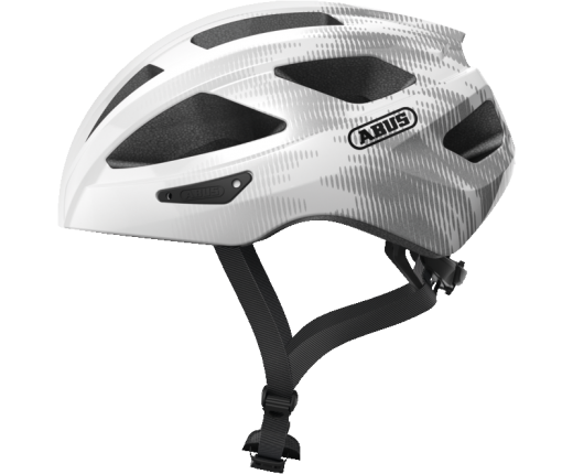 Casco bici Abus Macator White Silver