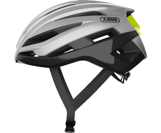 Casco bici Abus Stormchaser Gleam Silver