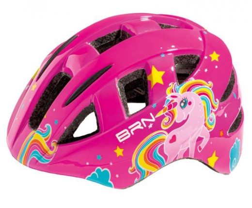 Casco bici bimba BRN Happy rosa