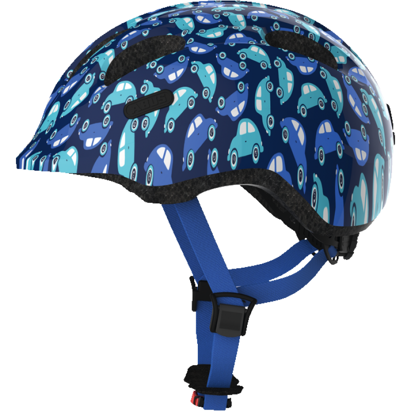 Casco bici bimbo smiley 2.0 Blue car