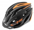 Casco bici In-Mold nero-arancio TG. L