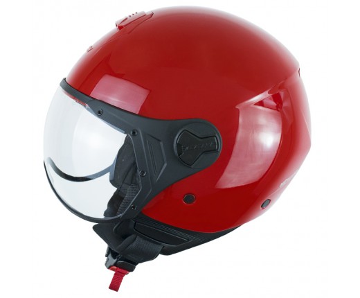 Casco CGM 107A visiera sagomata Rosso