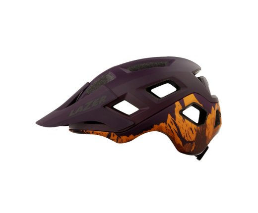 Casco Lazer Coyote matt mulberry orange