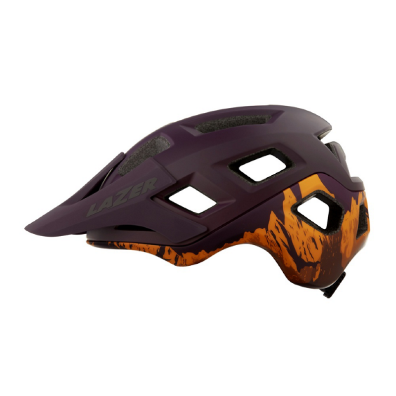 Casco Lazer Coyote matt mulberry orange