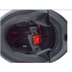 Casco moto CGM 508A modulare nero opaco