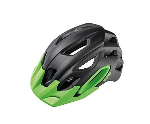 CASCO MTB WAG L NERO-VERDE