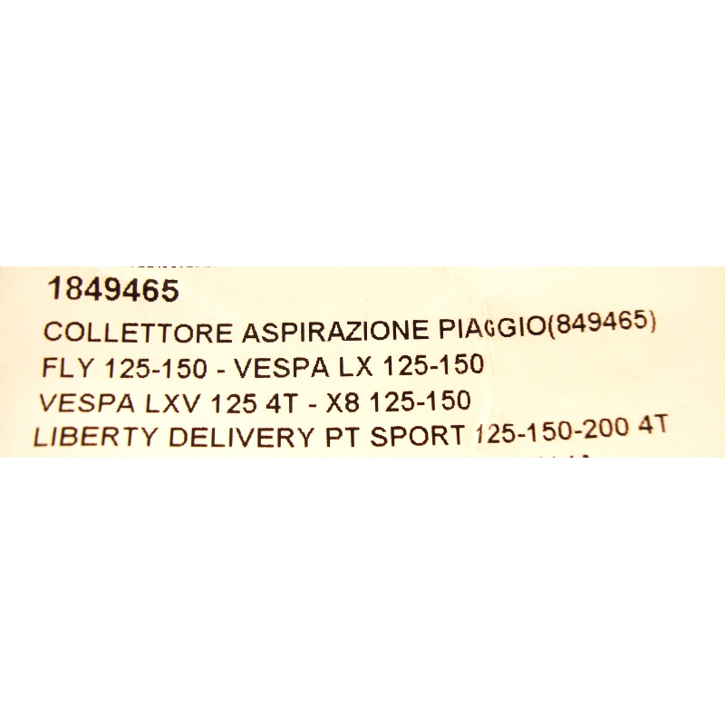 COLLETTORE ASP PIAGGIO X8125-150