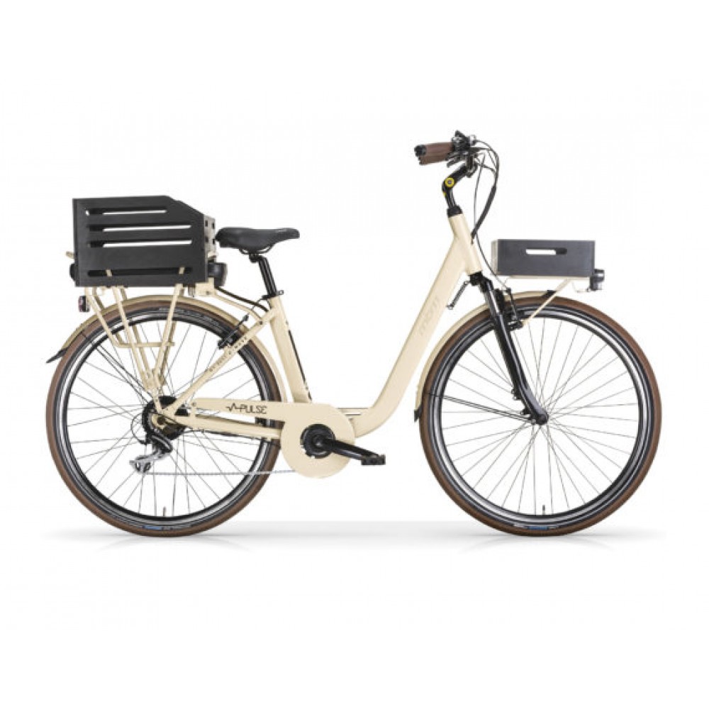 E-Bike donna MBM Pulse 28 litio Crema