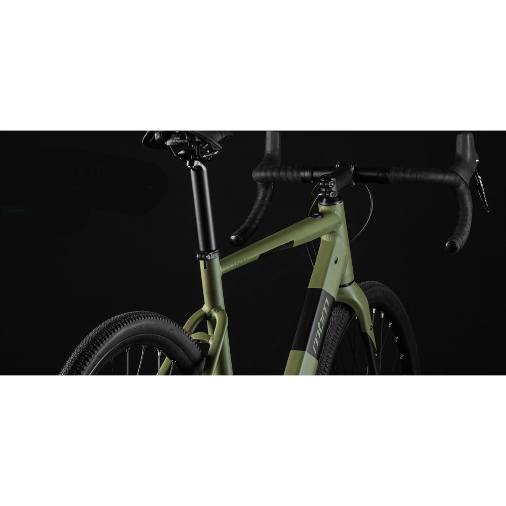 VTT électrique MBM Keres Plus E-Gravel 28" 11v - Taille M (50cm) - Gris - Neuf