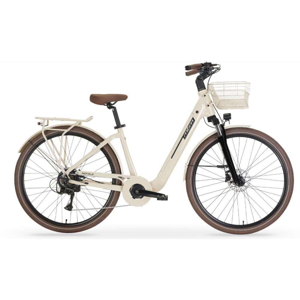 E-Bike Mbm Nefele donna 28 crema