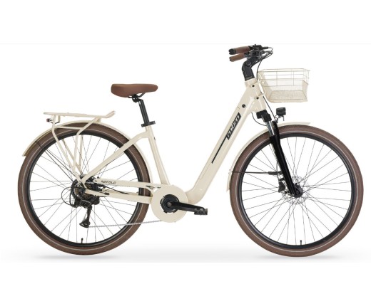 E-Bike Mbm Nefele donna 28 crema