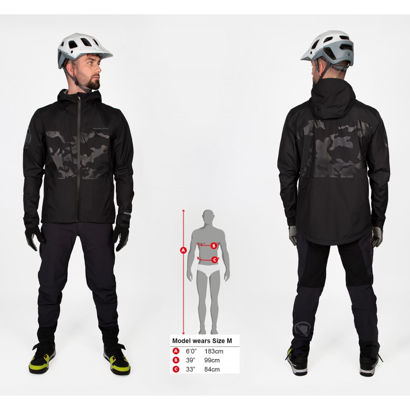 Endura Singletrack waterproof jacket blk