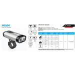 Fanale anteriore Ravemen Pr900 argento