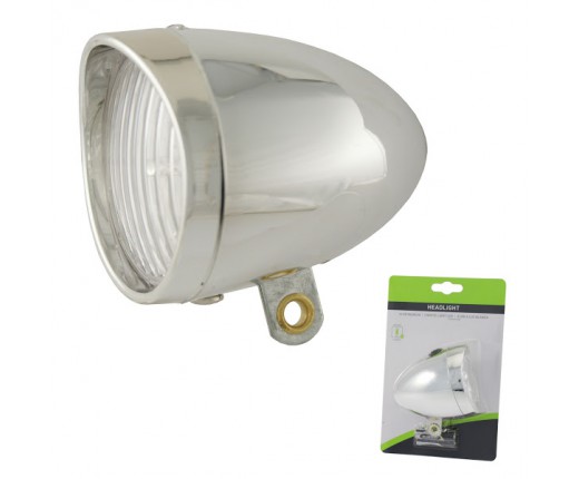 FANALE LED "RETRO" PERA CROMATO