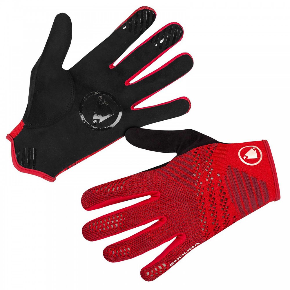 Guanto Endura Singletrack liteknit red