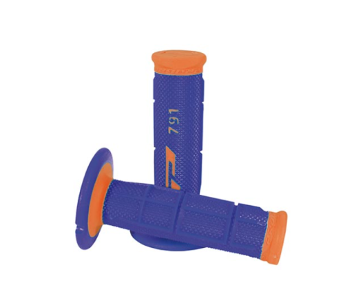 Manopole Progrip 791 cross arancio-blu