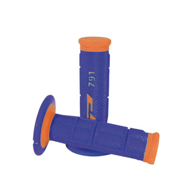 Manopole Progrip 791 cross arancio-blu