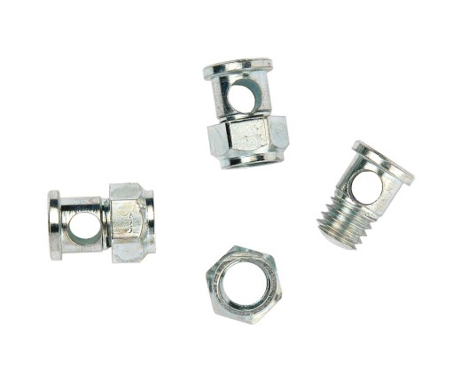 Morsetto parafango ABS + gommino