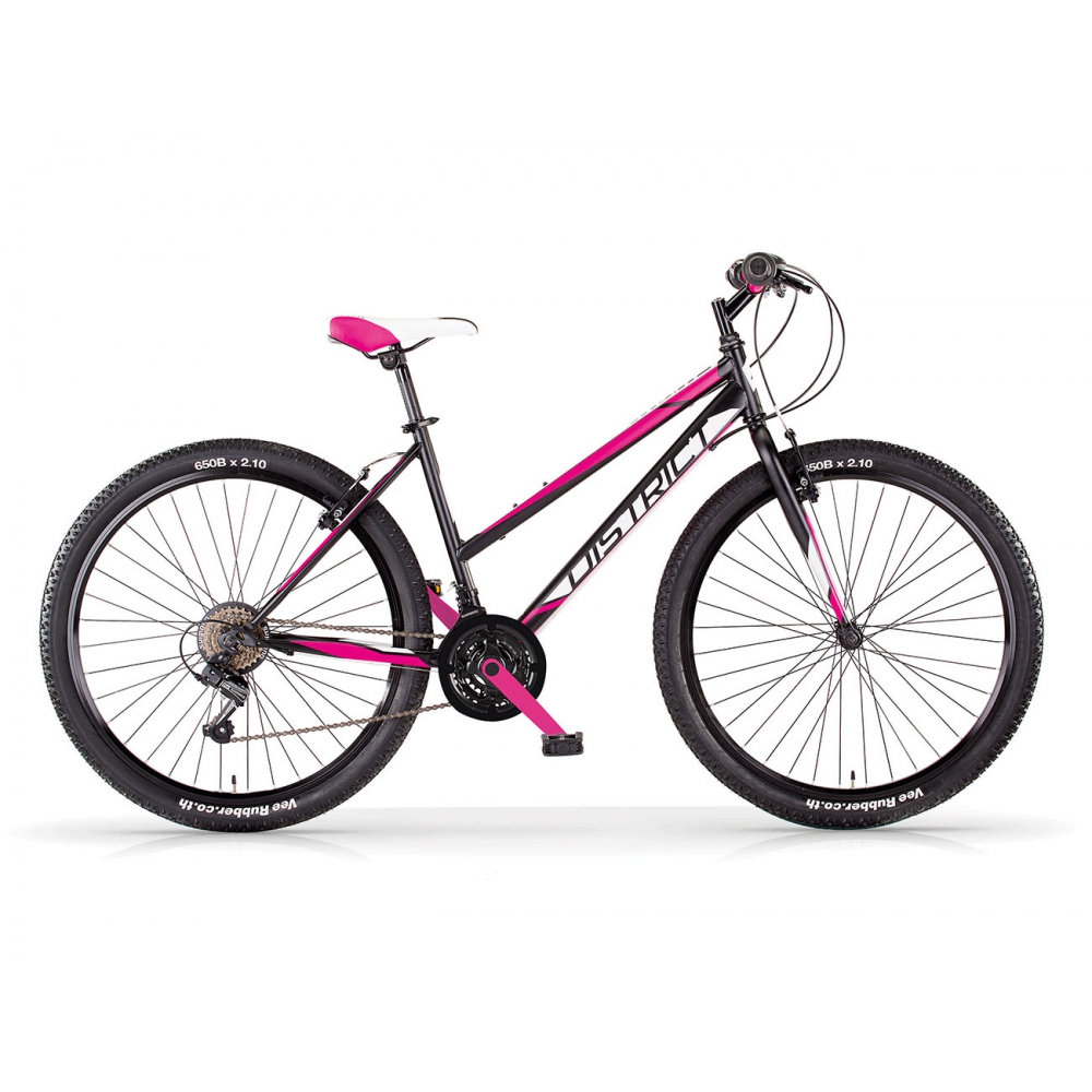 MTB donna MBM DISTRICT 26 NERO-FUXIA