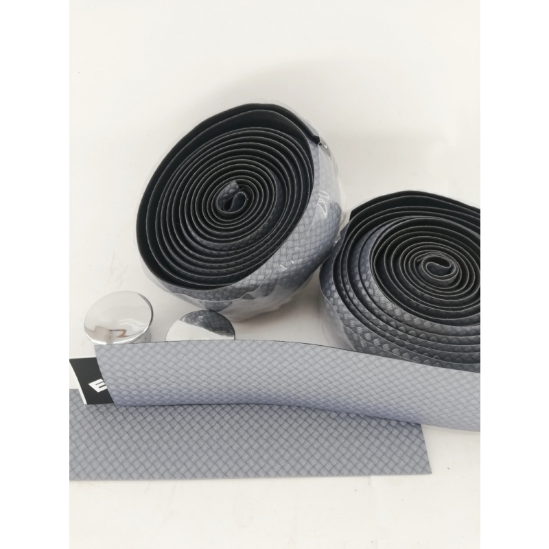Nastro coprimanubrio corsa CARBON-SILVER