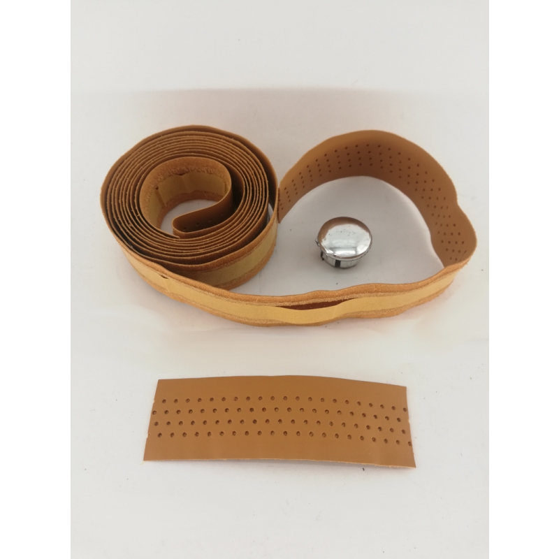 Nastro manubrio in pelle color MIELE